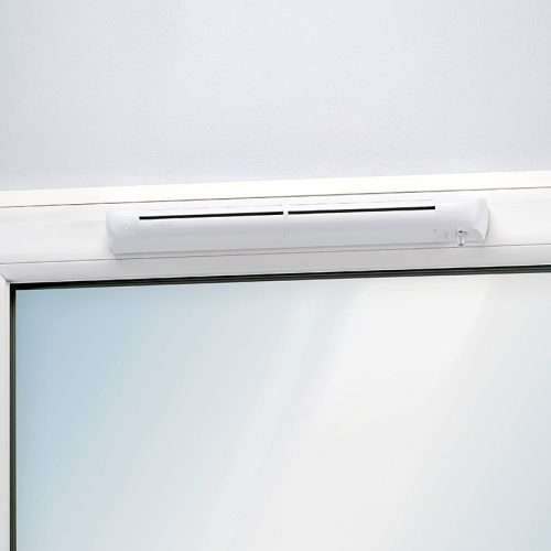 Aereco EAR 203 Higroszabályozású akusztikus növelt hozamú légbevezető, 17-35 m3/h (10 Pa), 34-70 m3/h (40 Pa), nem lez., 37 dB(A), fehér