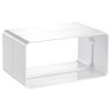 Dalap PVC külső csőtoldó, szögletes 220x90 mm 