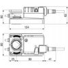 Belimo zsalumozgató motor, 10Nm, 2m2-ig, nyit-zár, 3-pont NM230A