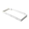 Dalap PVC csőtartó szögletes csővezetékhez 220x90 mm