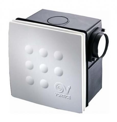 Vortice Micro 100 I T HCS radiális kisventilátor süllyesztett házzal, állítható időkapcsolóval, páraérzékelővel (12065)