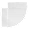 Dalap PVC vízszintes könyökidom szögletes légcsatornákba 90°, 220x90 mm