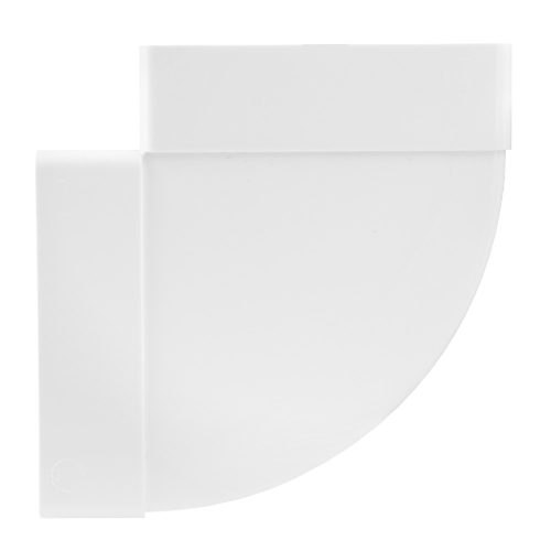 Dalap PVC vízszintes könyökidom szögletes légcsatornákba 90°, 220x90 mm