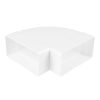 Dalap PVC vízszintes könyökidom szögletes légcsatornákba 90°, 220x90 mm
