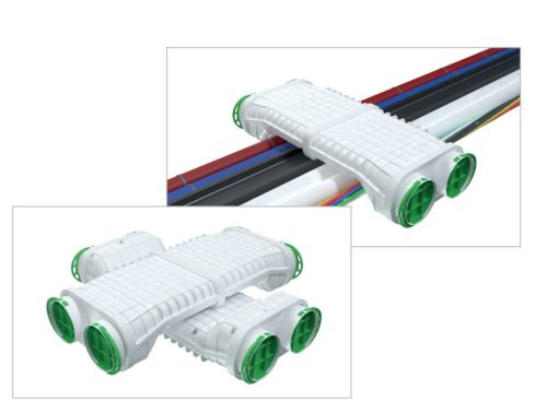 Awenta PRO VMK75-2-S antibakteriális műanyag rövid áthidaló, bypass elem 75-mm