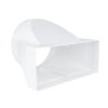 Dalap PVC szűkítő idom a kerek csővezeték átalakítására szögletes csővezetékre Ø 150 mm / 220x90 mm