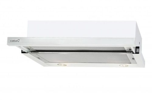 Cata TF-2003/60 LED WHITE GLASS Fehér üveg, beépíthető páraelszívó eco led világítással