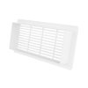 Dalap 972 PVC szögletes szellőzőrács a csővezeték lezárására, 220x90 mm, fehér