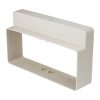 Dalap PVC átalakító idom szögletes csővezetékbe 220x90 mm / 220x133 mm