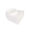 Dalap PVC átalakító idom 90° kerek csővezetékről szögletesre Ø 150 mm / 220x90 mm