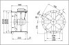 Maico DZR 25/2 B Ex e Axiál csőventilátor, DN 250, háromfázisú váltóáram, robbanásbiztos  Termékszám: 0086.0702