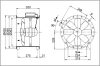 Maico DZR 35/2 B Ex e Axiál csőventilátor, DN 350, háromfázisú váltóáram, robbanásbiztos  Termékszám: 0086.0708