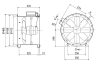 Maico DZR 40/4 B Ex e Axiál csőventilátor, DN 400, háromfázisú váltóáram, robbanásbiztos  Termékszám: 0086.0710