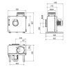 Maico EKR 25-2 Hangcsillapító dobozos ventilátor, DN 250, váltóáramú  Termékszám: 0080.0883