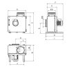 Maico EKR 40-2 Hangcsillapító dobozos ventilátor, DN 400, váltóáramú  Termékszám: 0080.0886