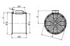 Maico EZG 40/4 B Axiális melegházi ventilátor, DN 400, váltóáramú  Termékszám: 0085.0152