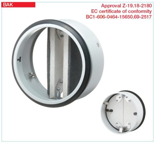 Helios BAK 200 Tűzvédelmi elzáró elem