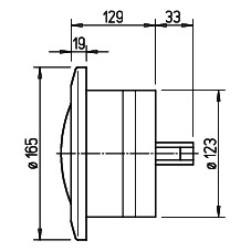 Helios BTK 125 Tűzvédelmi tányérszelep