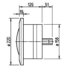 Helios BTK 160 Tűzvédelmi tányérszelep