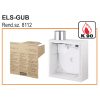 Helios ELS-GUB Falbasüllyesztett K90/EI90 tűzvédelmi ventilátorház, légtömör (fém) visszacsapószeleppel, felső kifúvás