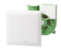 Helios ELS-VF 100/60/35 Ventilátor egység, formatervezett fehér előlappal, mosható szűrővel, elpiszkolódásjelzővel, 100/60/35 m3/h, páratartalom érzékelős