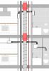 Helios ELS-GU falba süllyesztett ventilátorház