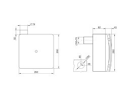 Red-Ring KN2-AP100 HY páraérzékelős és időrelés ventilátor, falon kívüli házzal