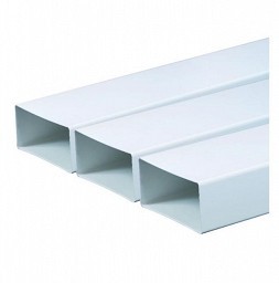 Awenta KP55-10 lapos PVC légcsatorna 55X110mm/1 m