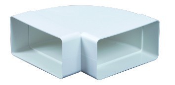 Awenta KP55-24 lapos csatorna 55X110mm 90-fok vízszintes könyök idom 