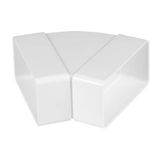 Awenta KP55-24 lapos csatorna 55X110mm 45-fok vízszintes könyök idom 