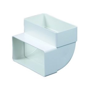   Awenta KP75-25 lapos csatorna 75X150mm 90-fok függőleges könyök idom