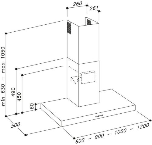 Sirius - Páraelszívó SL-31 90 cm - A készlet erejéig rendelhető!
