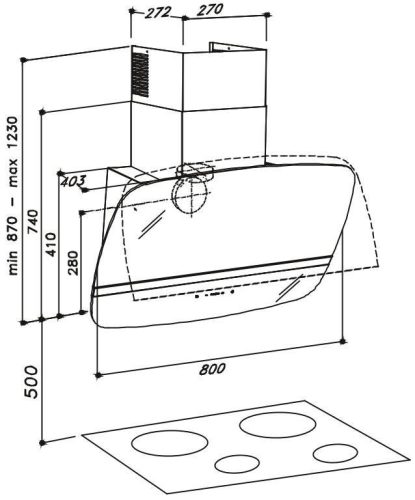Sirius - Páraelszívó SLTC-91 fekete üveg