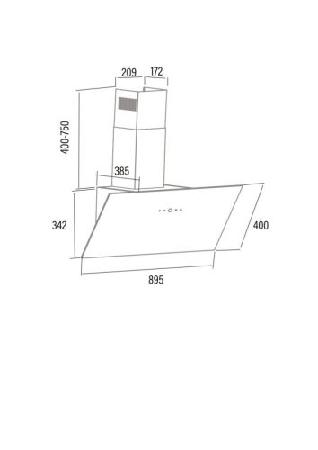 Cata - Páraelszívó LENA 900 XGBK fekete