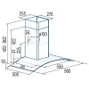 CATA - Páraelszívó GAMMA GLASS 9010 GX - Inox