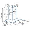 CATA - Páraelszívó GAMMA GLASS 6010 GX - Inox