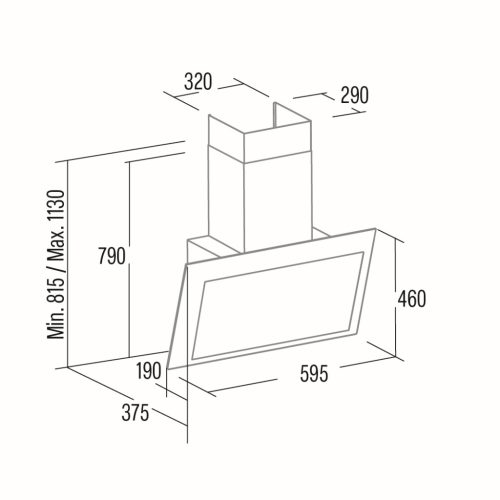 Cata - Páraelszívó Thalassa EVO 600 GBK fekete