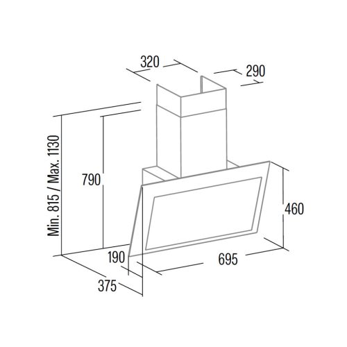 Cata - Páraelszívó Thalassa EVO 700 GBK fekete