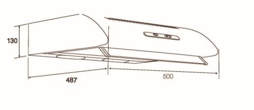 Davoline - Páraelszívó Olympia 250 1M/1 WH 50 cm fehér - A készlet erejéig rendelhető!