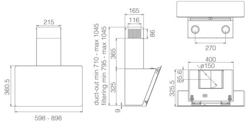 Elica - Páraelszívó SHIRE WH/A/60
