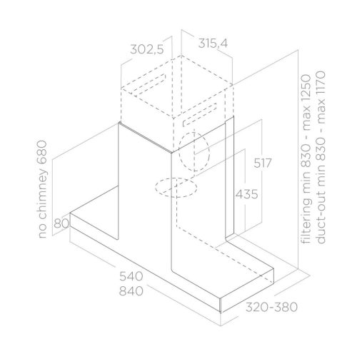 Elica - Páraelszívó HAIKU DRY @ BLRO/A/90