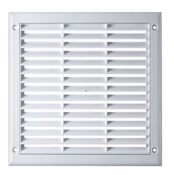 Awenta TK6 négyszögletes fali rács, csonk nélkül, szabályzó zsaluval 210X210