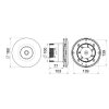 Awenta Orbit WXO100T kisventilátor, időkapcsolóval