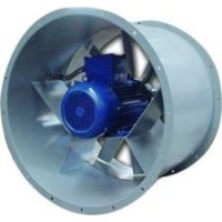 Csőperemes axiál ventilátor