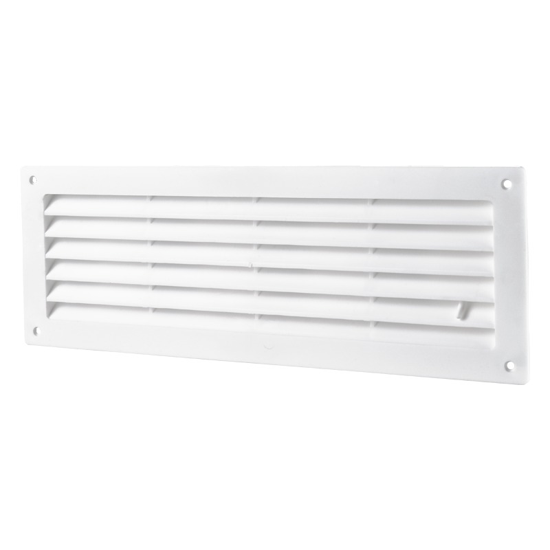 A Vents MV 450 R ajtórács fehér színben (gyári fotó)